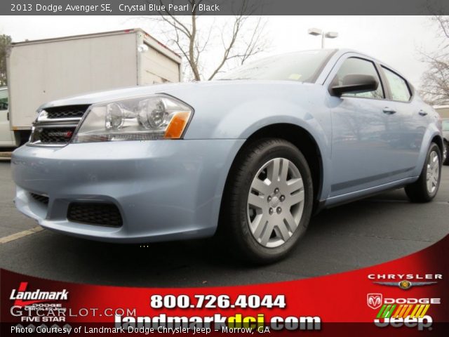 2013 Dodge Avenger SE in Crystal Blue Pearl