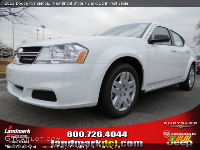 2013 Dodge Avenger SE in New Bright White