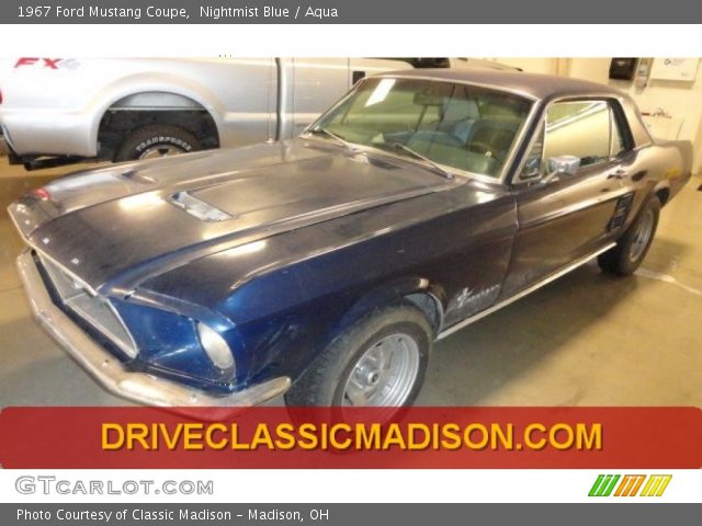 1967 Ford Mustang Coupe in Nightmist Blue