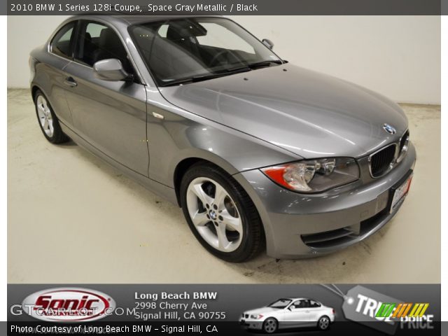 2010 BMW 1 Series 128i Coupe in Space Gray Metallic