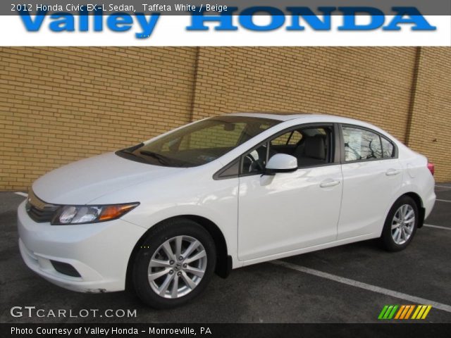 2012 Honda Civic EX-L Sedan in Taffeta White