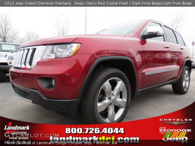 2013 Jeep Grand Cherokee Overland in Deep Cherry Red Crystal Pearl