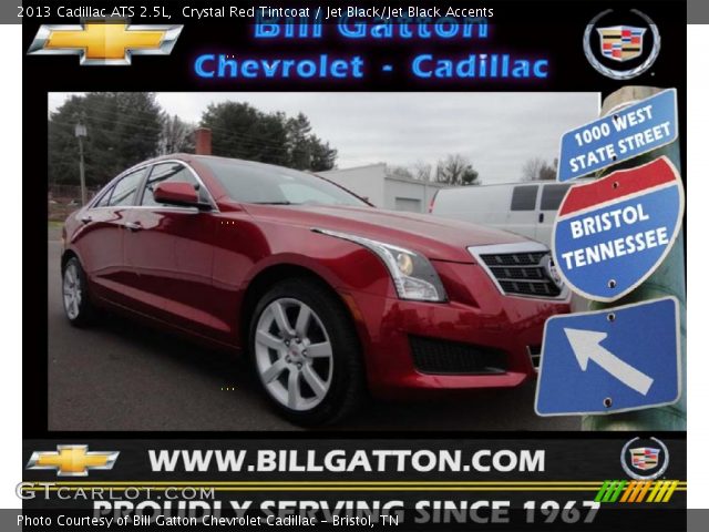 2013 Cadillac ATS 2.5L in Crystal Red Tintcoat