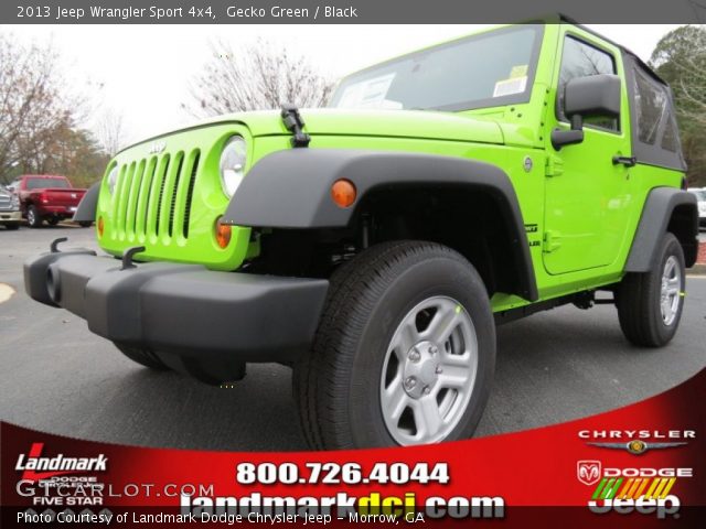 2013 Jeep Wrangler Sport 4x4 in Gecko Green
