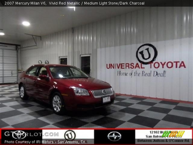 2007 Mercury Milan V6 in Vivid Red Metallic