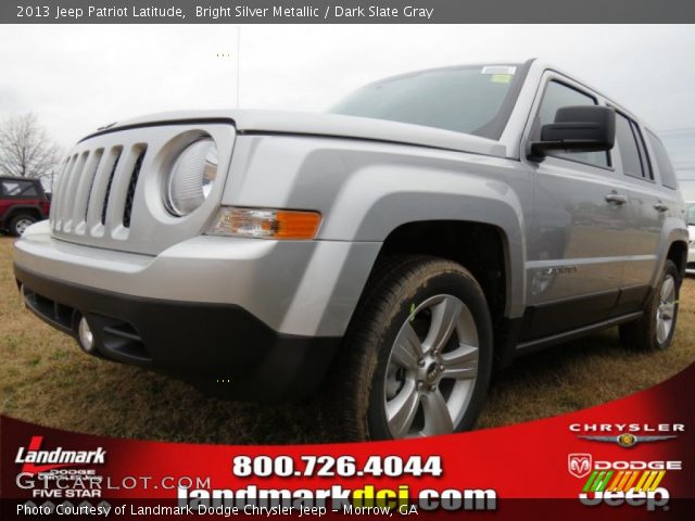 2013 Jeep Patriot Latitude in Bright Silver Metallic