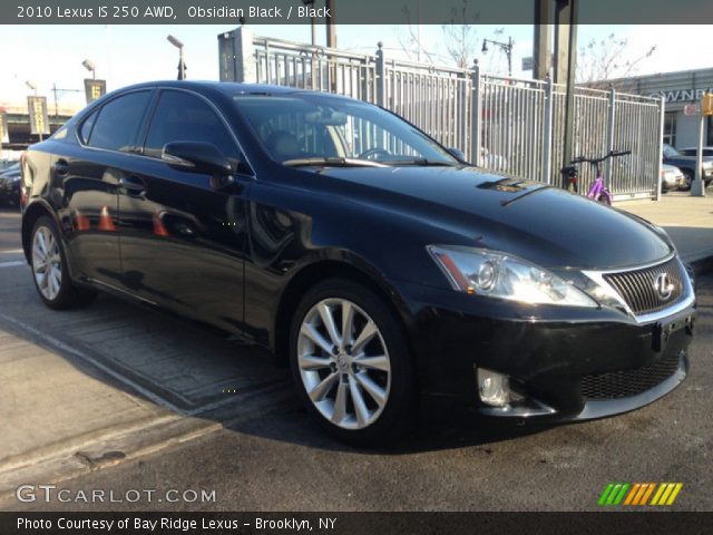 2010 Lexus IS 250 AWD in Obsidian Black