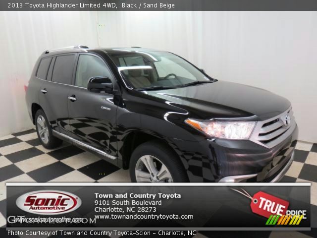 2013 Toyota Highlander Limited 4WD in Black