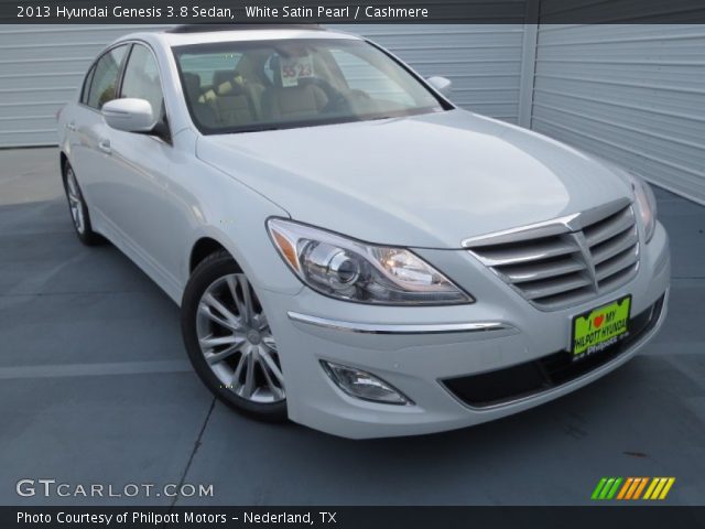 2013 Hyundai Genesis 3.8 Sedan in White Satin Pearl