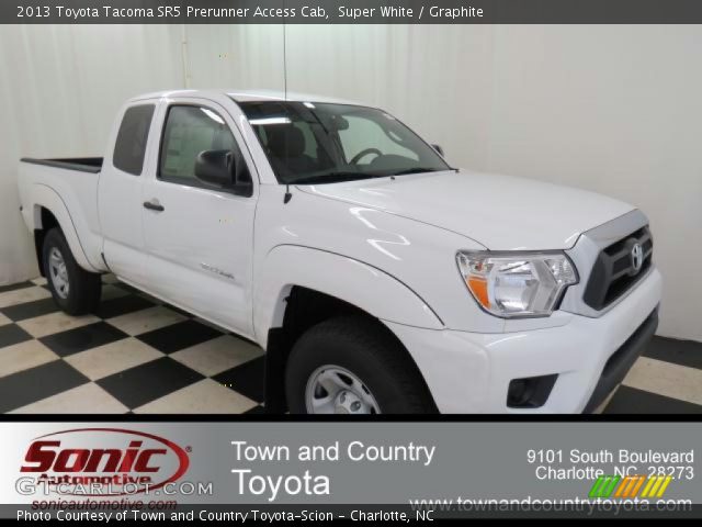 2013 Toyota Tacoma SR5 Prerunner Access Cab in Super White