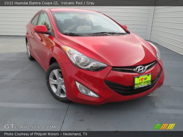 2013 Hyundai Elantra Coupe GS in Volcanic Red