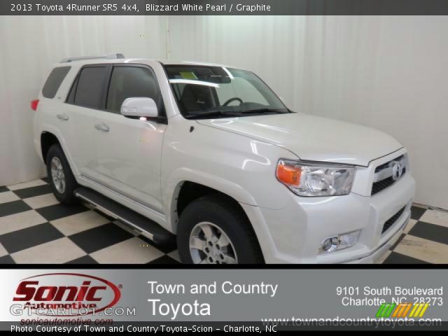 2013 Toyota 4Runner SR5 4x4 in Blizzard White Pearl