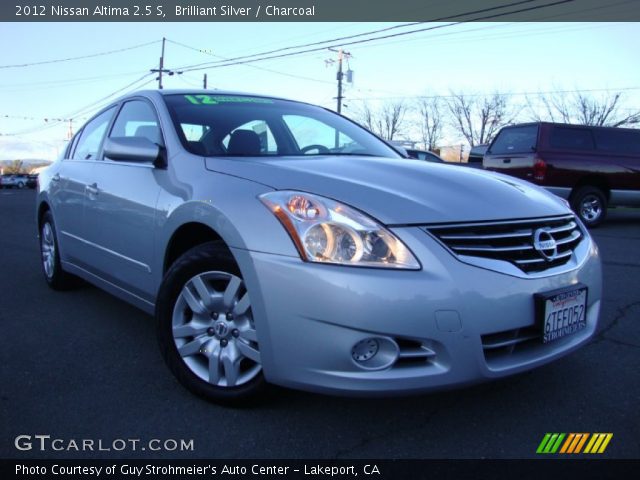 2012 Nissan Altima 2.5 S in Brilliant Silver