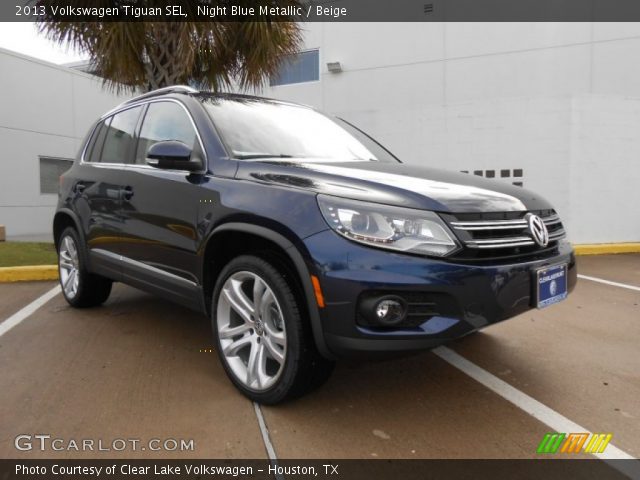 2013 Volkswagen Tiguan SEL in Night Blue Metallic