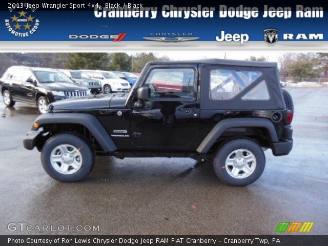 2013 Jeep Wrangler Sport 4x4 in Black