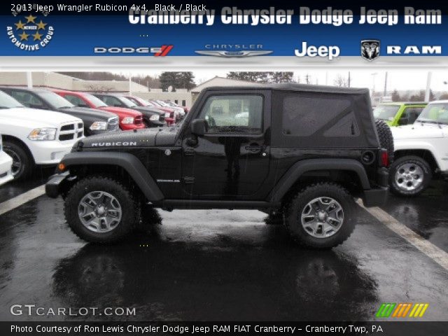 2013 Jeep Wrangler Rubicon 4x4 in Black