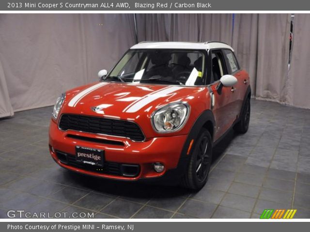 2013 Mini Cooper S Countryman ALL4 AWD in Blazing Red