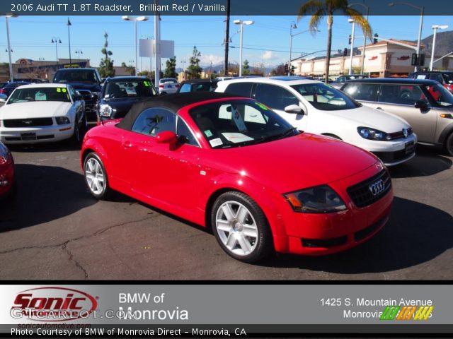 2006 Audi TT 1.8T Roadster in Brilliant Red