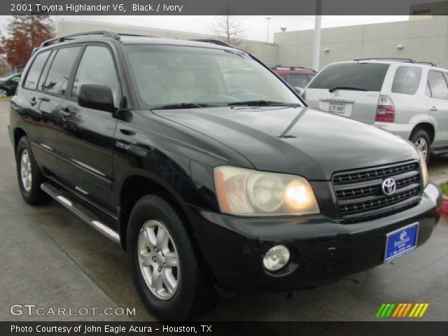 2001 Toyota Highlander V6 in Black