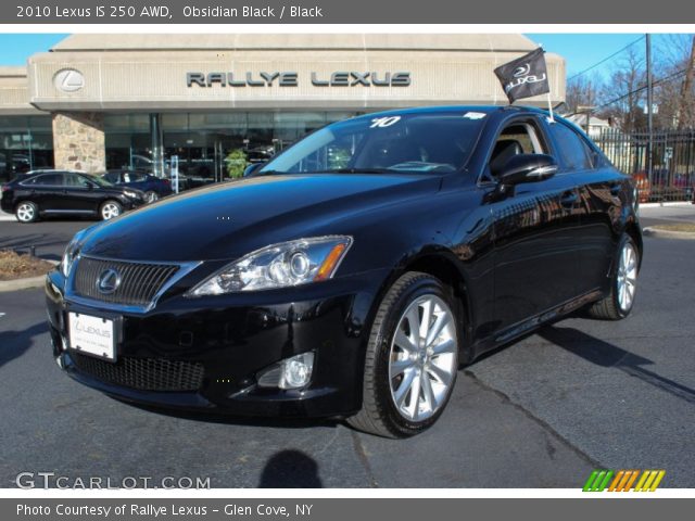 2010 Lexus IS 250 AWD in Obsidian Black