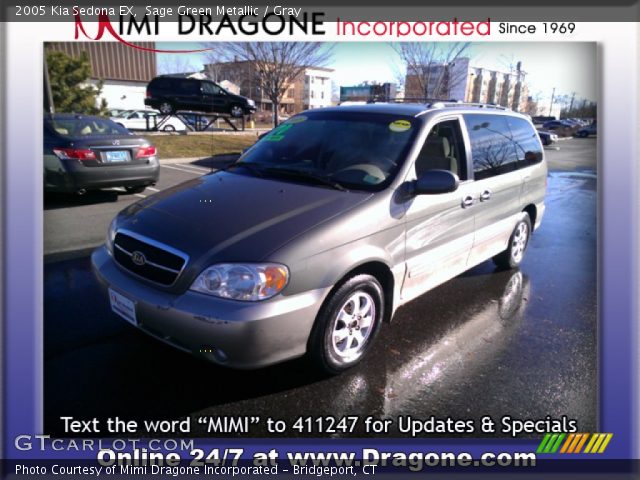 2005 Kia Sedona EX in Sage Green Metallic