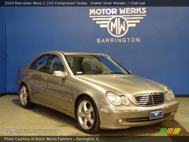 2004 Mercedes-Benz C 230 Kompressor Sedan in Pewter Silver Metallic