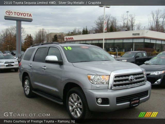 2010 Toyota Sequoia Limited 4WD in Silver Sky Metallic