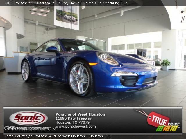 2013 Porsche 911 Carrera 4S Coupe in Aqua Blue Metallic