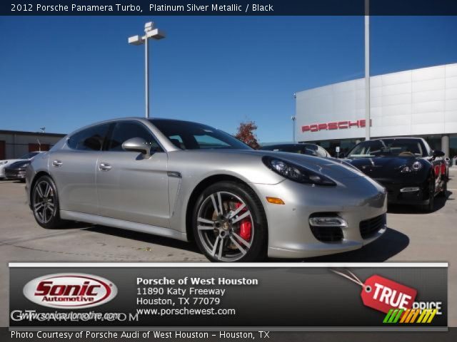 2012 Porsche Panamera Turbo in Platinum Silver Metallic