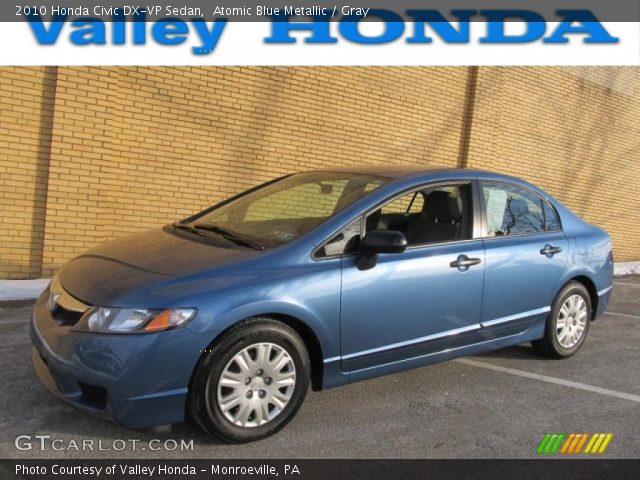 2010 Honda Civic DX-VP Sedan in Atomic Blue Metallic