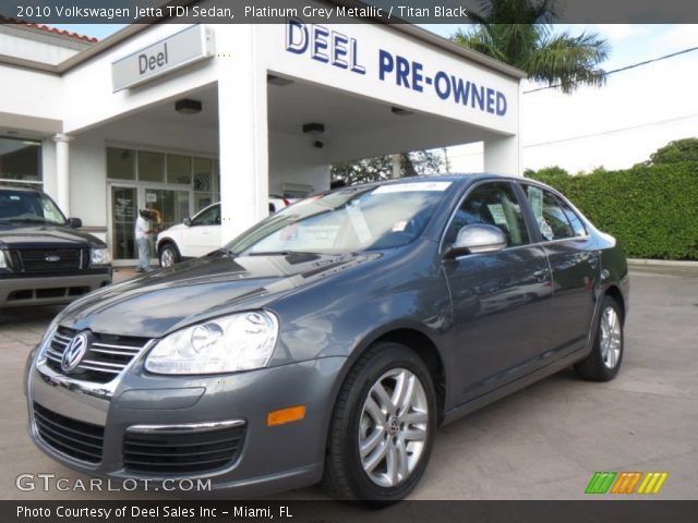 2010 Volkswagen Jetta TDI Sedan in Platinum Grey Metallic