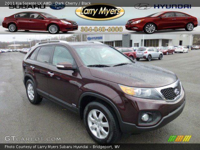 2011 Kia Sorento LX AWD in Dark Cherry