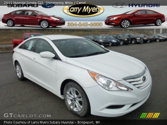 2011 Hyundai Sonata GLS in Shimmering White