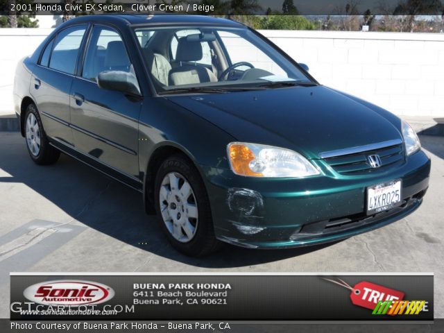 2001 Honda Civic EX Sedan in Clover Green
