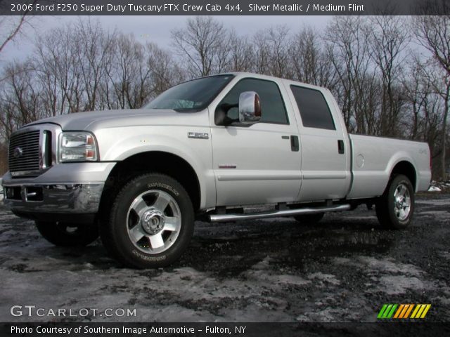 2006 Ford F250 Super Duty Tuscany FTX Crew Cab 4x4 in Silver Metallic