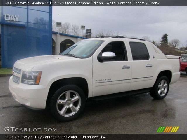 2013 Chevrolet Avalanche LTZ 4x4 Black Diamond Edition in White Diamond Tricoat