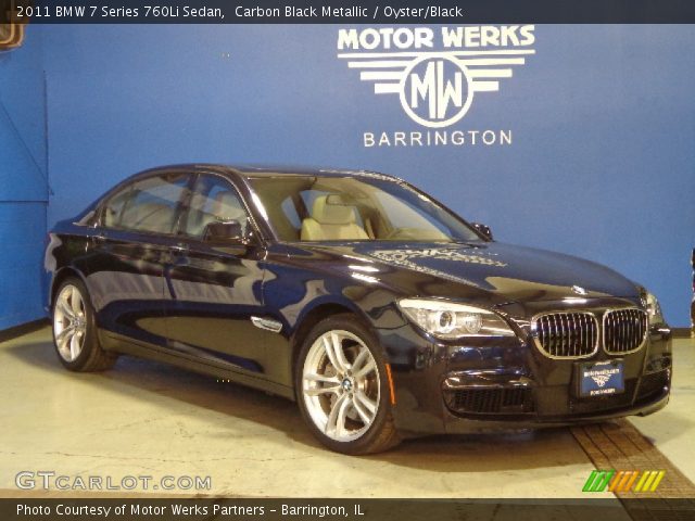 2011 BMW 7 Series 760Li Sedan in Carbon Black Metallic