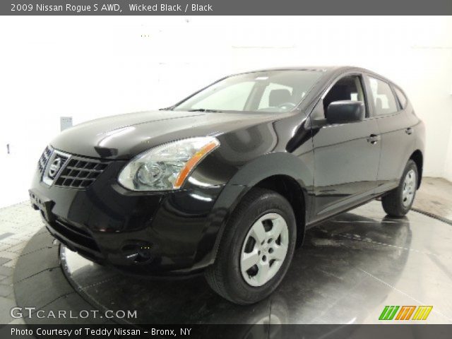 2009 Nissan Rogue S AWD in Wicked Black