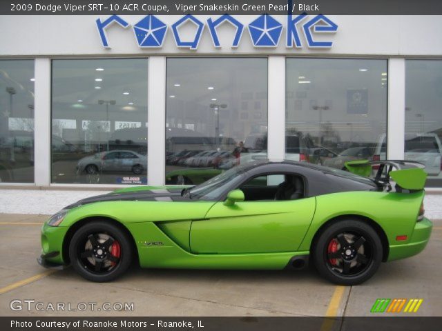 2009 Dodge Viper SRT-10 ACR Coupe in Viper Snakeskin Green Pearl