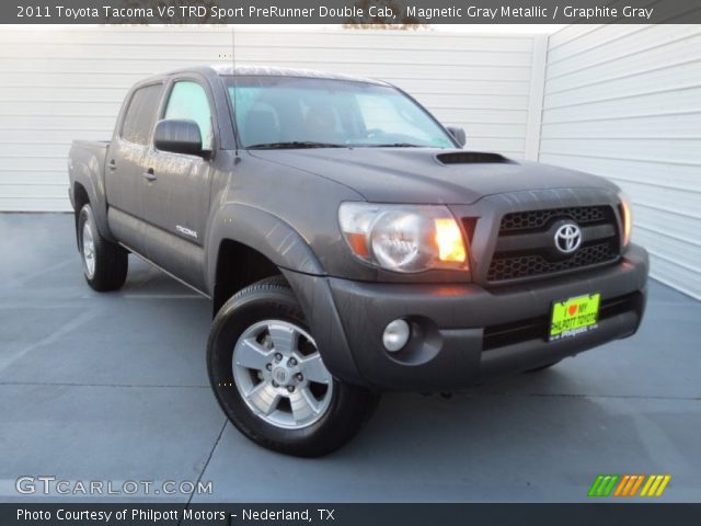 2011 Toyota Tacoma V6 TRD Sport PreRunner Double Cab in Magnetic Gray Metallic