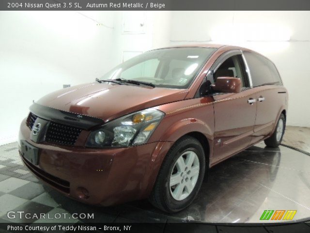 2004 Nissan Quest 3.5 SL in Autumn Red Metallic