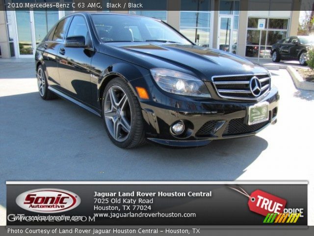 2010 Mercedes-Benz C 63 AMG in Black