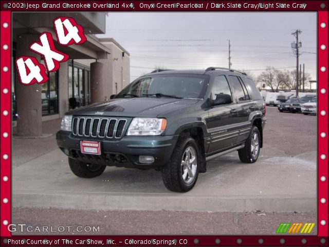 2002 Jeep Grand Cherokee Overland 4x4 in Onyx Green Pearlcoat