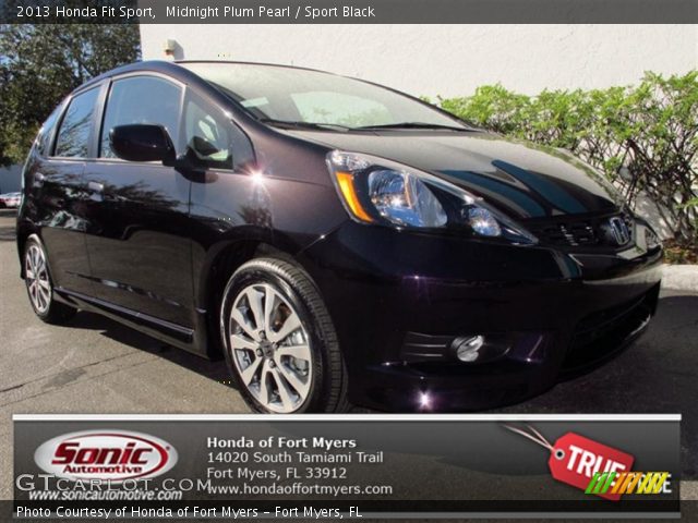 2013 Honda Fit Sport in Midnight Plum Pearl