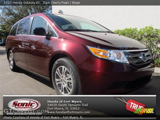 2013 Honda Odyssey EX in Dark Cherry Pearl