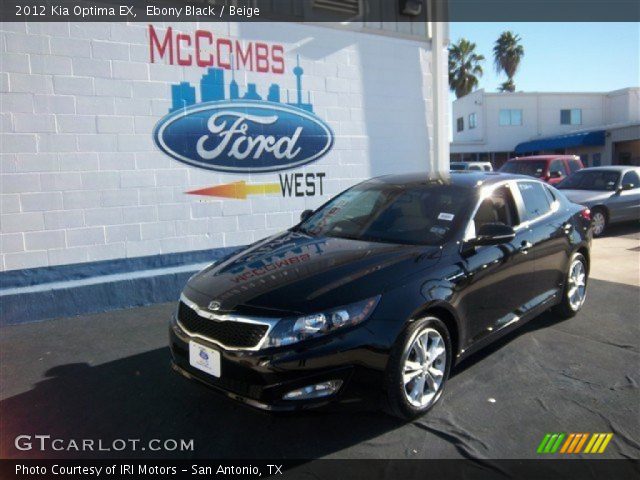 2012 Kia Optima EX in Ebony Black