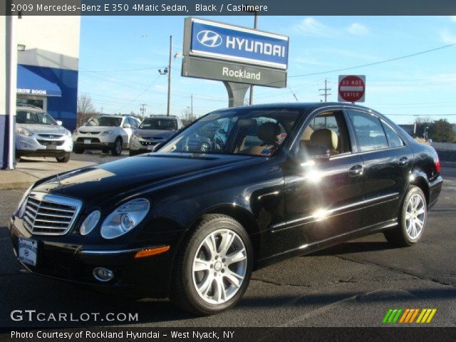 2009 Mercedes-Benz E 350 4Matic Sedan in Black