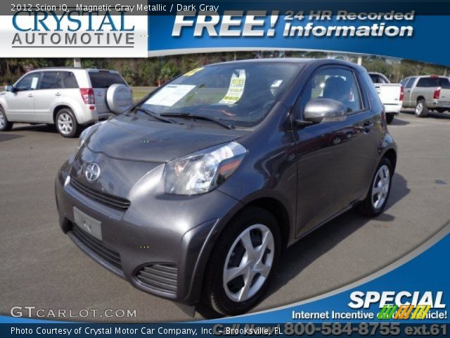 2012 Scion iQ  in Magnetic Gray Metallic