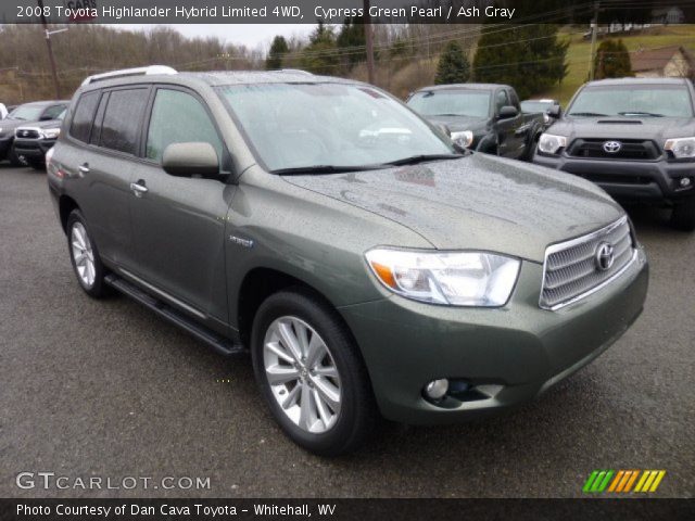 2008 Toyota Highlander Hybrid Limited 4WD in Cypress Green Pearl