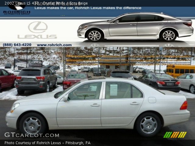 2002 Lexus LS 430 in Crystal White